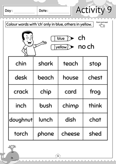 Preschool 1 Literacy 2 Activity 09