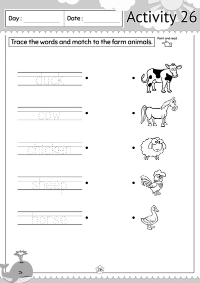 Preschool 1 Literacy 2 Activity 26
