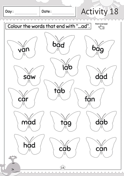 Preschool 2 Literacy 1 Activity 18