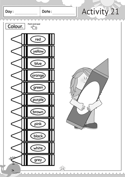 Preschool 2 Literacy 1 Activity 21
