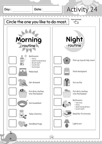 Pre-Nursery Literacy 2 Activity 24