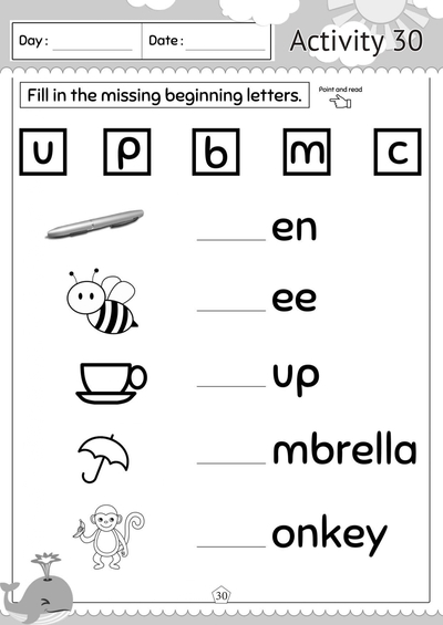 Nursery Literacy 1 Activity 30