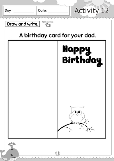 Nursery Literacy 2 Activity 12