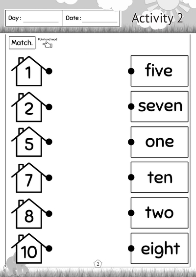 Preschool 2 Numeracy 1 Activity 02