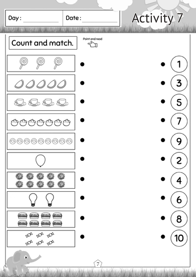 Preschool 2 Numeracy 1 Activity 07