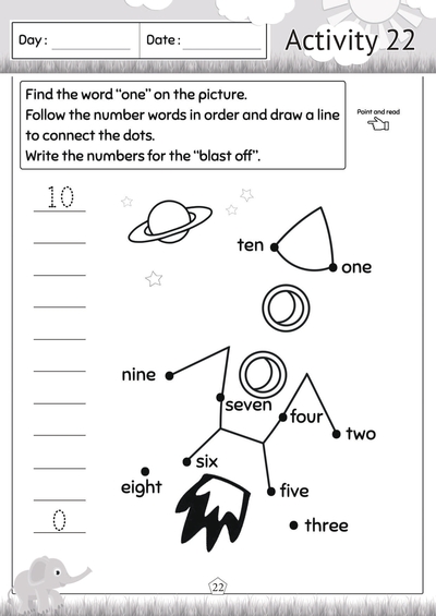Preschool 2 Numeracy 1 Activity 22