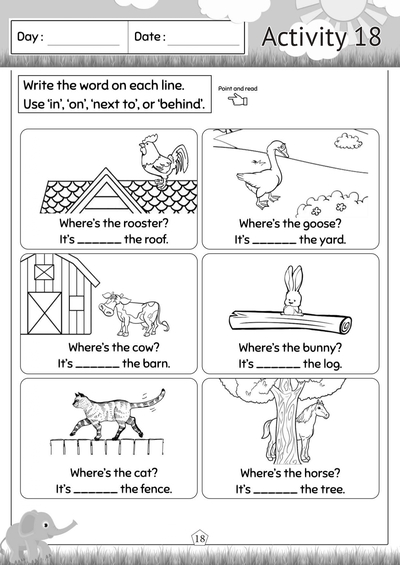 Preschool 2 Numeracy 2 Activity 18