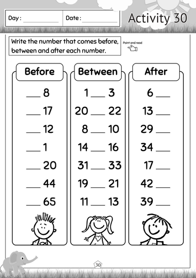 Preschool 2 Numeracy 2 Activity 30