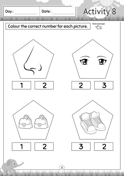 Pre-Nursery Numeracy 1 Activity 08
