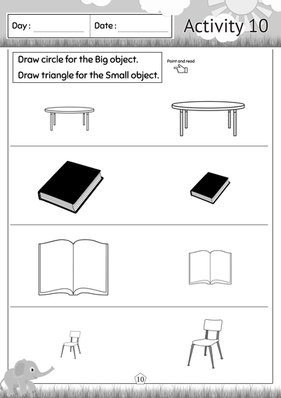 Pre-Nursery Numeracy 1 Activity 10
