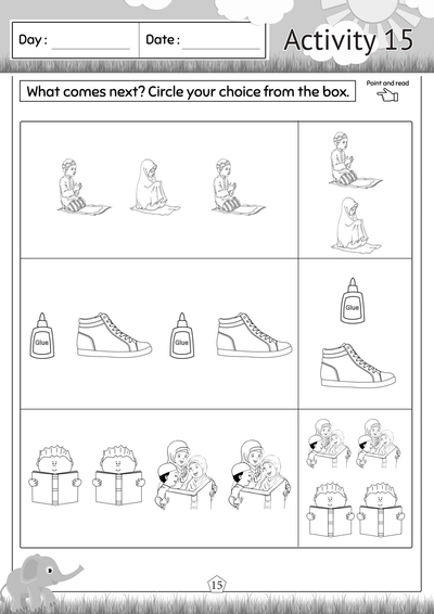Pre-Nursery Numeracy 1 Activity 15
