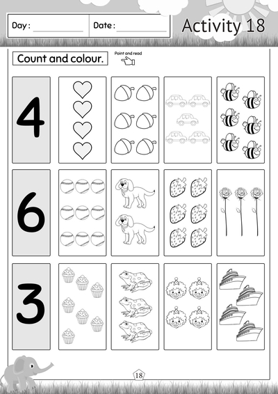 Pre-Nursery Numeracy 1 Activity 18