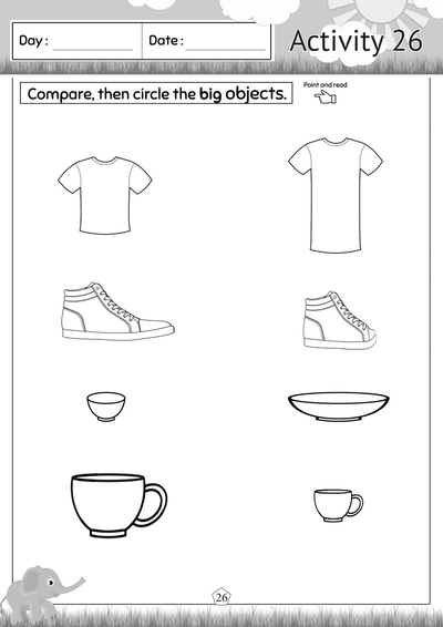 Pre-Nursery Numeracy 1 Activity 26