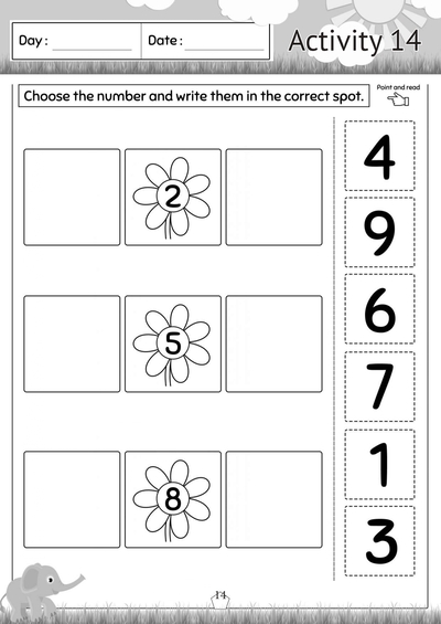 Nursery Numeracy 2 Activity 14