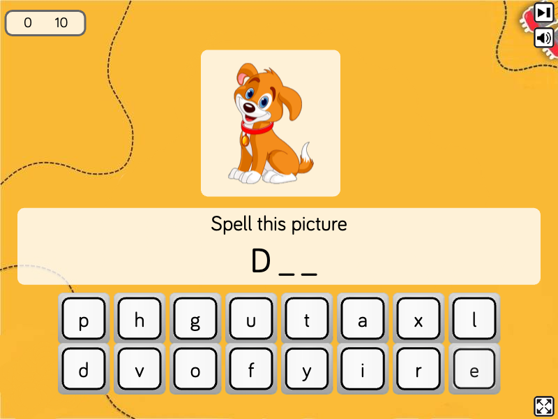 Spell with D