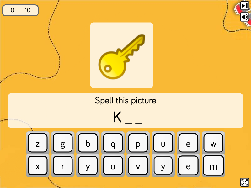 Spell with K