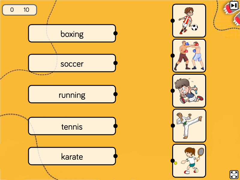 Vocab : Match Sports